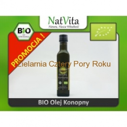 Bio Olej konopny 250 ml Konopia NatVita 